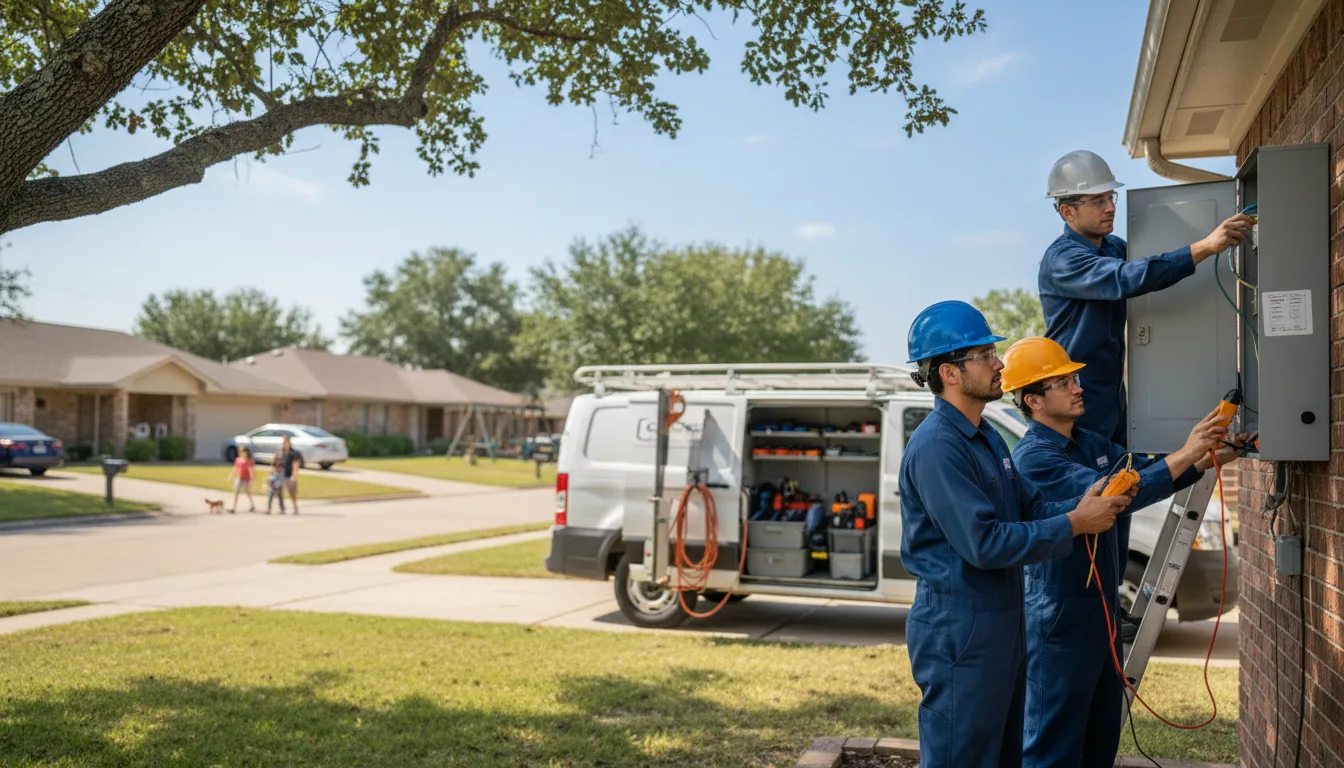 Certified electrician providing emergency electrical services in Donovan, IL